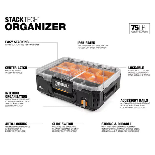 TOUGHBUILT STACK TECH フルオーガナイザー TB-B1-O-30-
