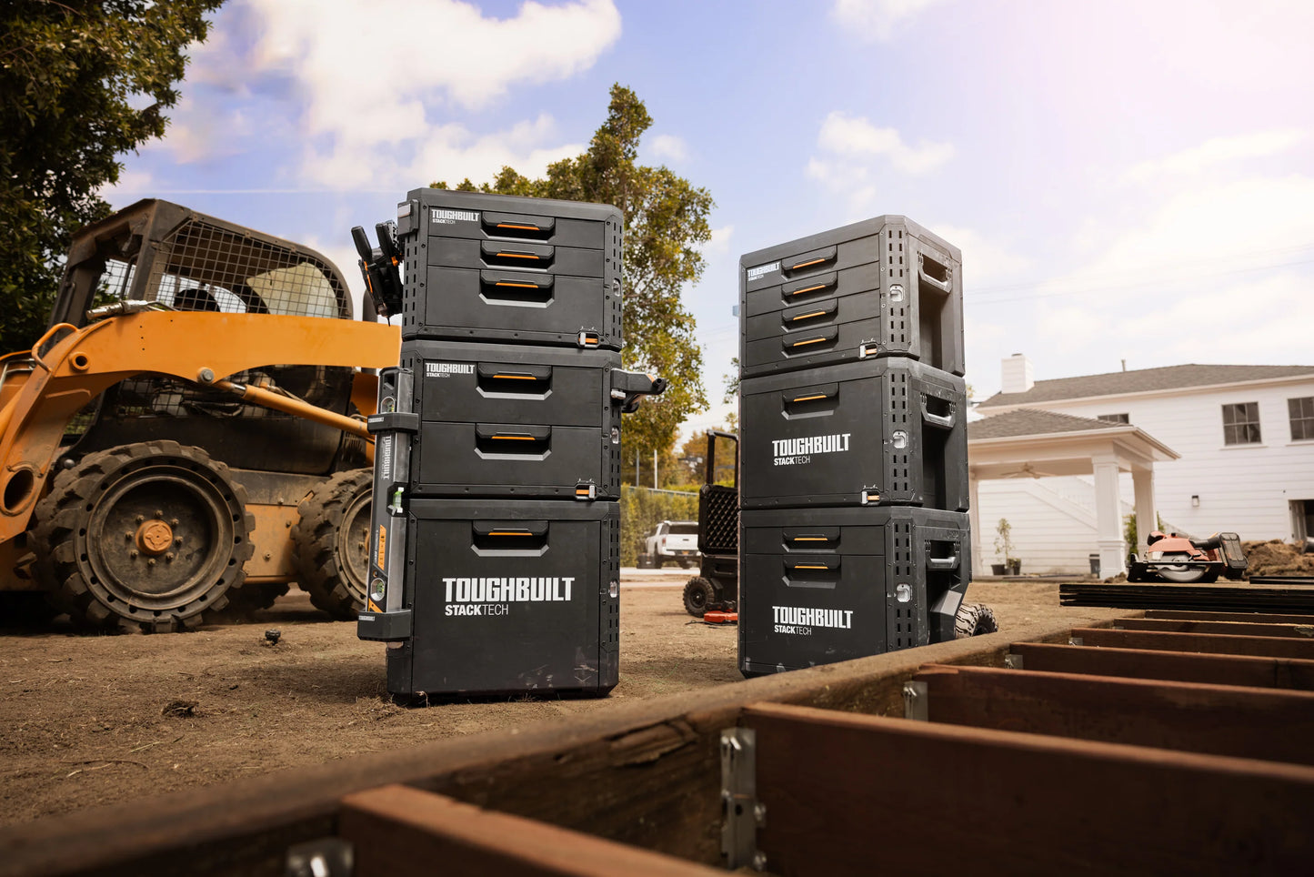TOUGHBUILT STACK TECH 4ドロワーボックス(サイドロック)TB-B1-D-74