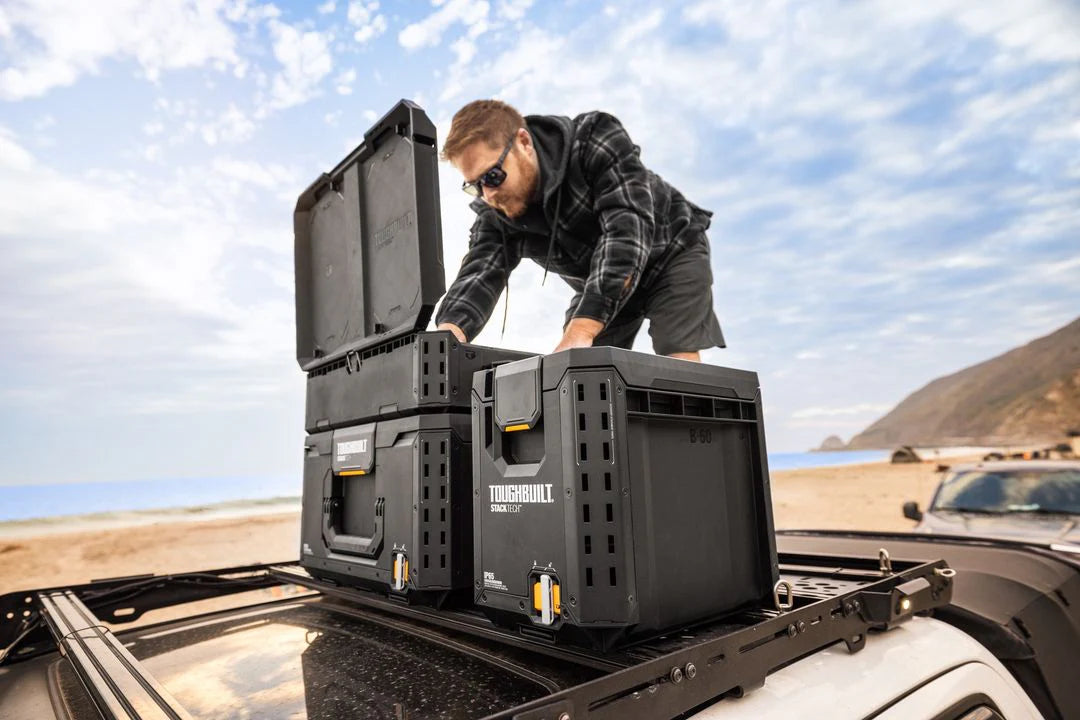 TOUGHBUILT STACK TECH ツールボックス【ハーフ】 TB-B1-B-60C-