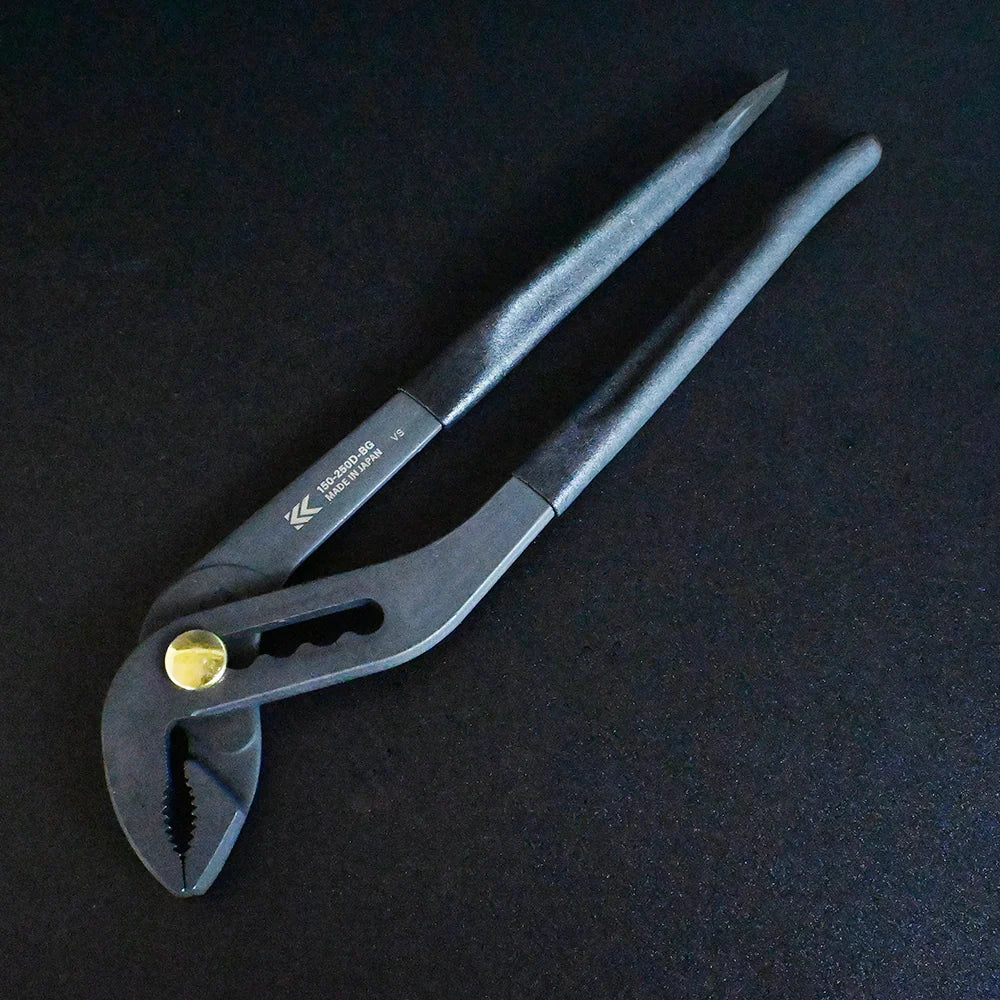 【予約商品】フジ矢 ウォーターポンププライヤー（黒金） 150-250D-BG-