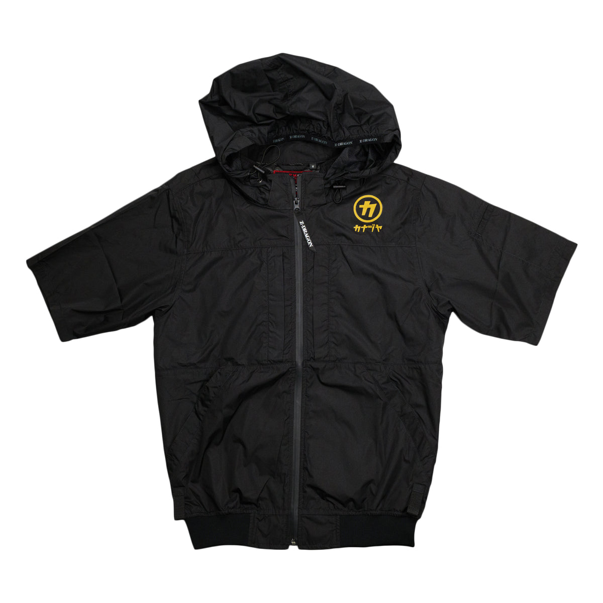 自重堂 Z-DRAGON 空調服(R) 半袖ブルゾン 74400 ブラック【 金津屋商店ロゴプリント】-
