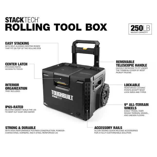 TOUGHBUILT STACK TECH ウィールツールボックス70 TB-B1-B-70R-