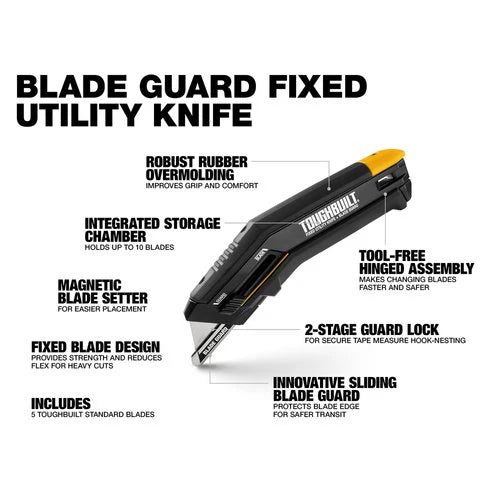 TOUGHBUILT SLIDING GUARD ユーティリティーナイフ TB-H4-11-G-