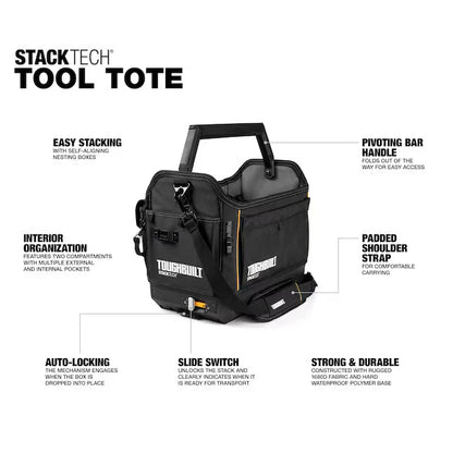TOUGHBUILT STACK TECH ツールトート【ハーフサイズ】 TB-B1-S-80C-