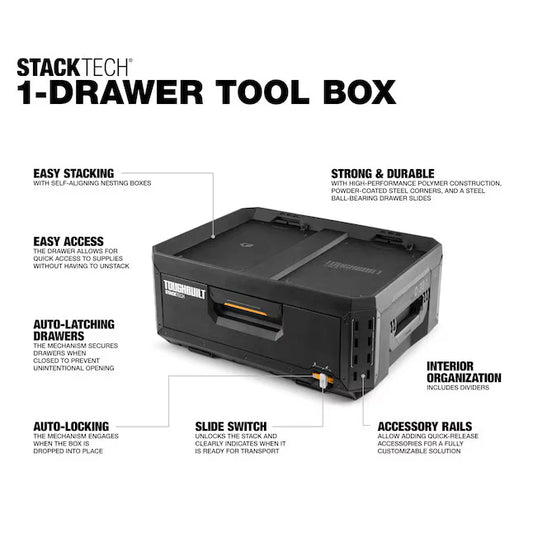 TOUGHBUILT STACK TECH 1ドロワー収納BOX TB-B1-D-30-1-
