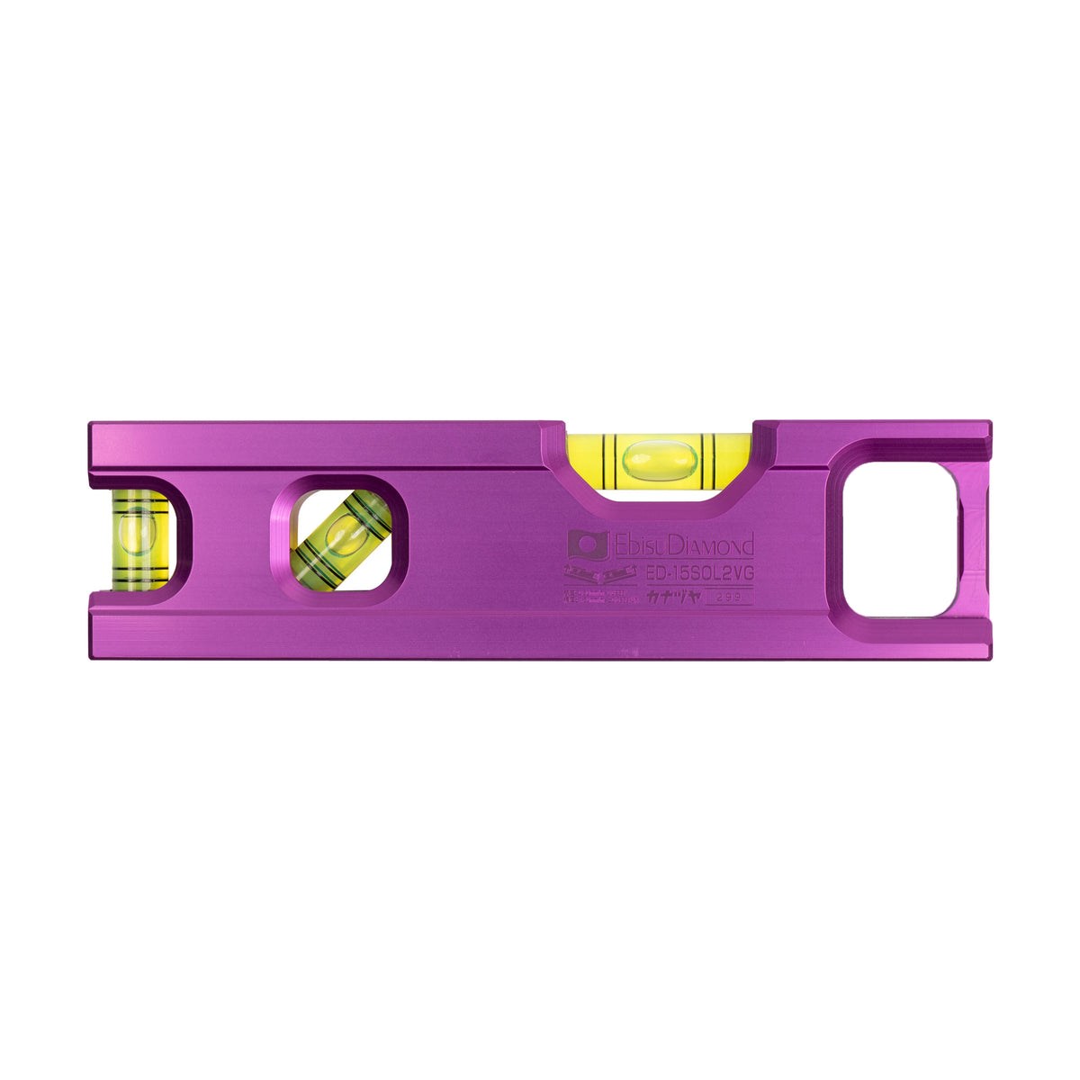 金津屋商店×エビス カラーソリッドレベル2【COLOR SOLID LEVEL2】ヴァイオレット 150mm-