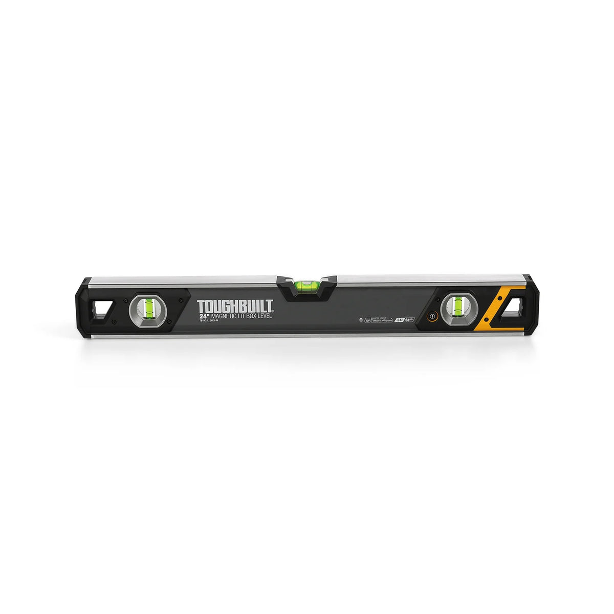 TOUGHBUILT 24in LEDマグネット水平器 TB-H2-L-24LH-M-