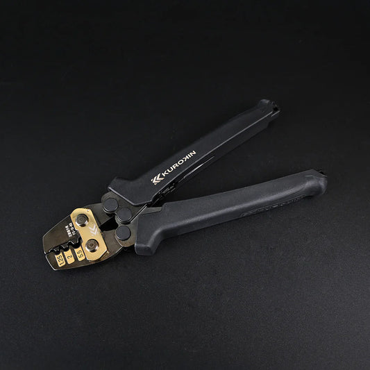 【予約商品】フジ矢 圧着⼯具 (裸端⼦‧裸スリーブ⽤)（黒金）FC-15-BG-