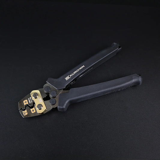 【予約商品】フジ矢 圧着⼯具 (銅線⽤‧リングスリーブ⽤)（黒金）FC-27-BG-