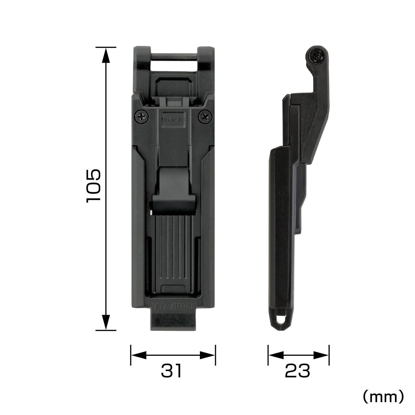 タジマ カスタムセフホルダー用下段セフホルダー 樹脂 スリム SFP-SUHLD-
