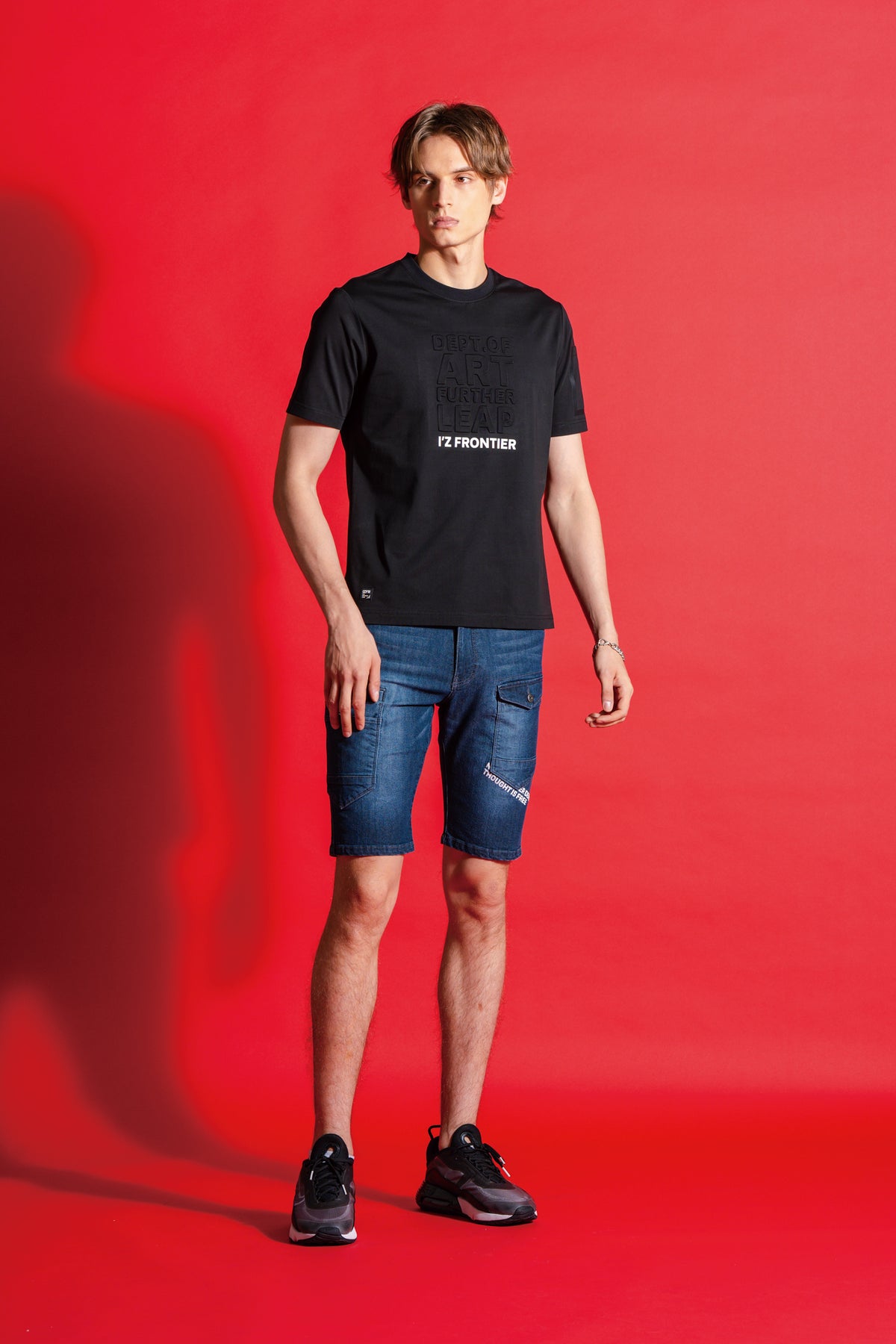 I’Z FRONTIER 接触冷感クルーネックプリントTシャツ #009 [2026SS]-