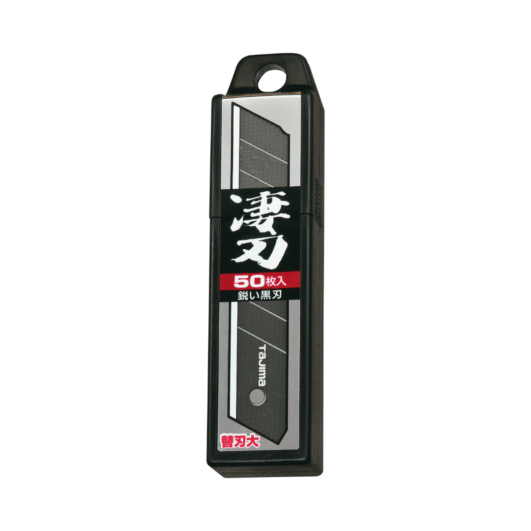 タジマ L刃カッター替刃 凄刃黒 10枚/50枚-CBL-SK50