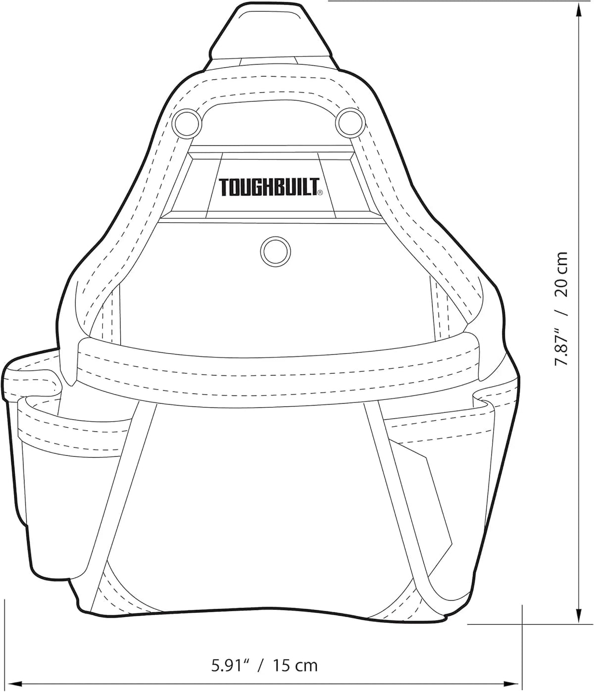 TOUGHBUILT メジャーポーチ TB-CT-25-
