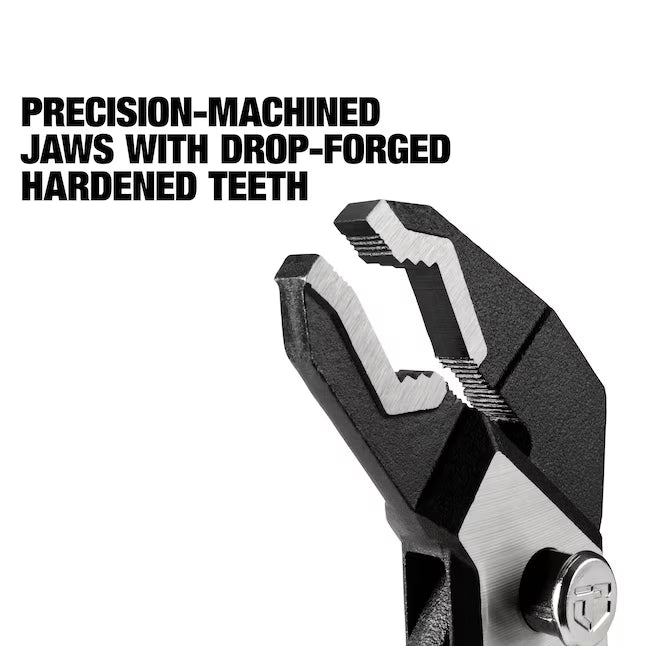 TOUGHBUILT Vジョー型QUICKSETウォーターポンププライヤー 10in TB-H3-51-V10-