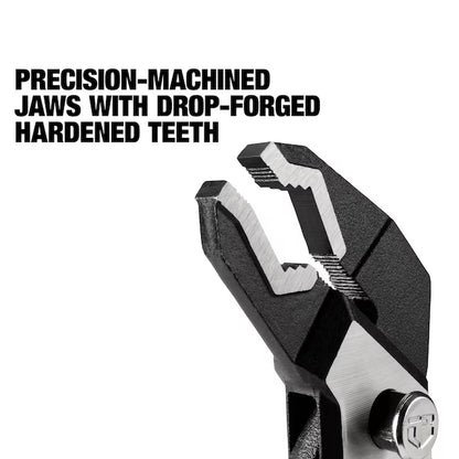 TOUGHBUILT Vジョー型QUICKSETウォーターポンププライヤー 10in TB-H3-51-V10-