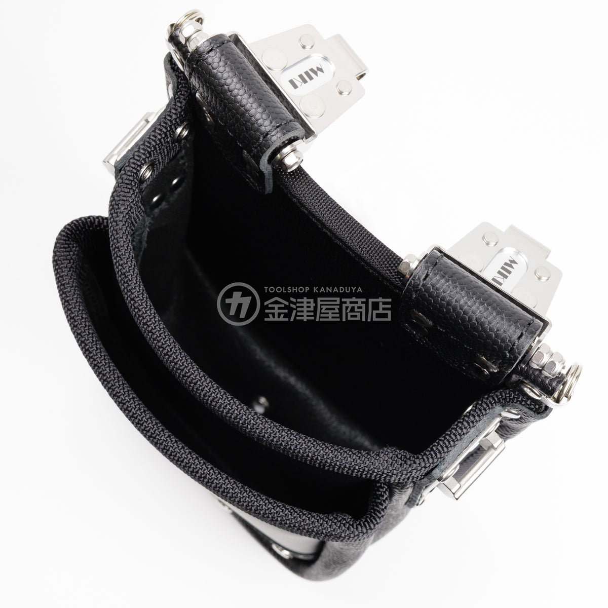 MIKI 本革2段腰袋 牛表皮革・スイングタイプ SPH-OM2S-
