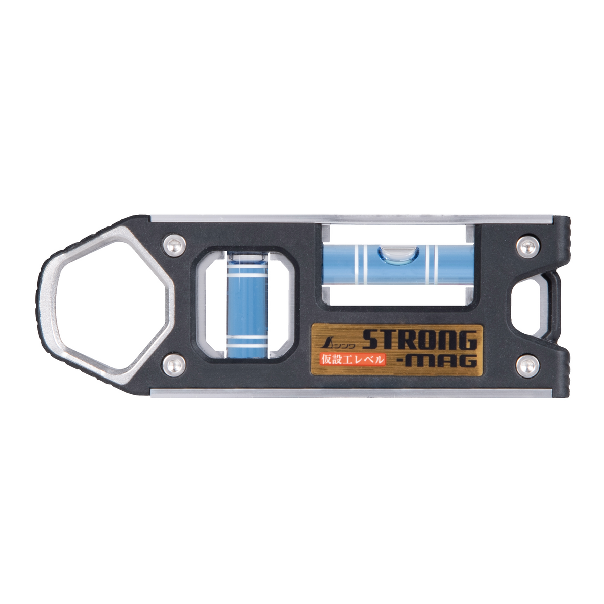 シンワ測定 仮設工レベル STRONG-MAG マグネット付 100mm-73481