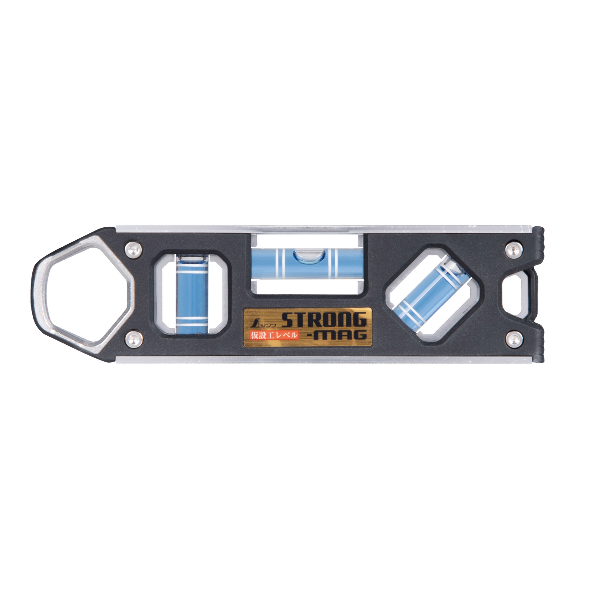 シンワ測定 仮設工レベル STRONG-MAG マグネット付 150mm-73483