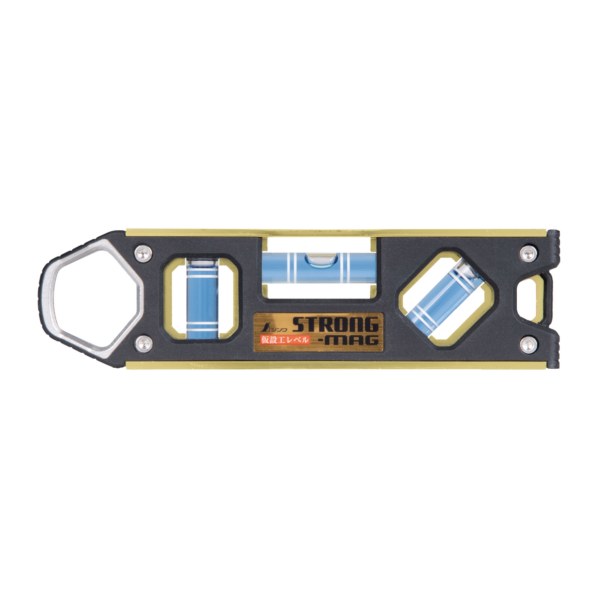 シンワ測定 仮設工レベル STRONG-MAG マグネット付 150mm-73484