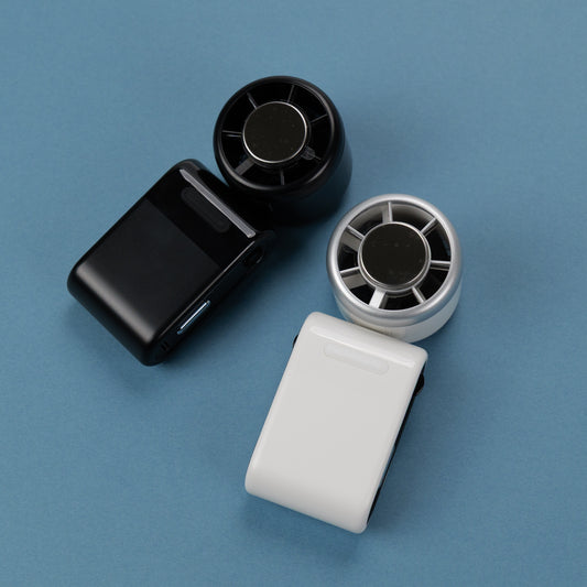 WINGACE 冷却プレート付強力ハンディ扇風機 ポケ冷えファン RPF-11B/W-