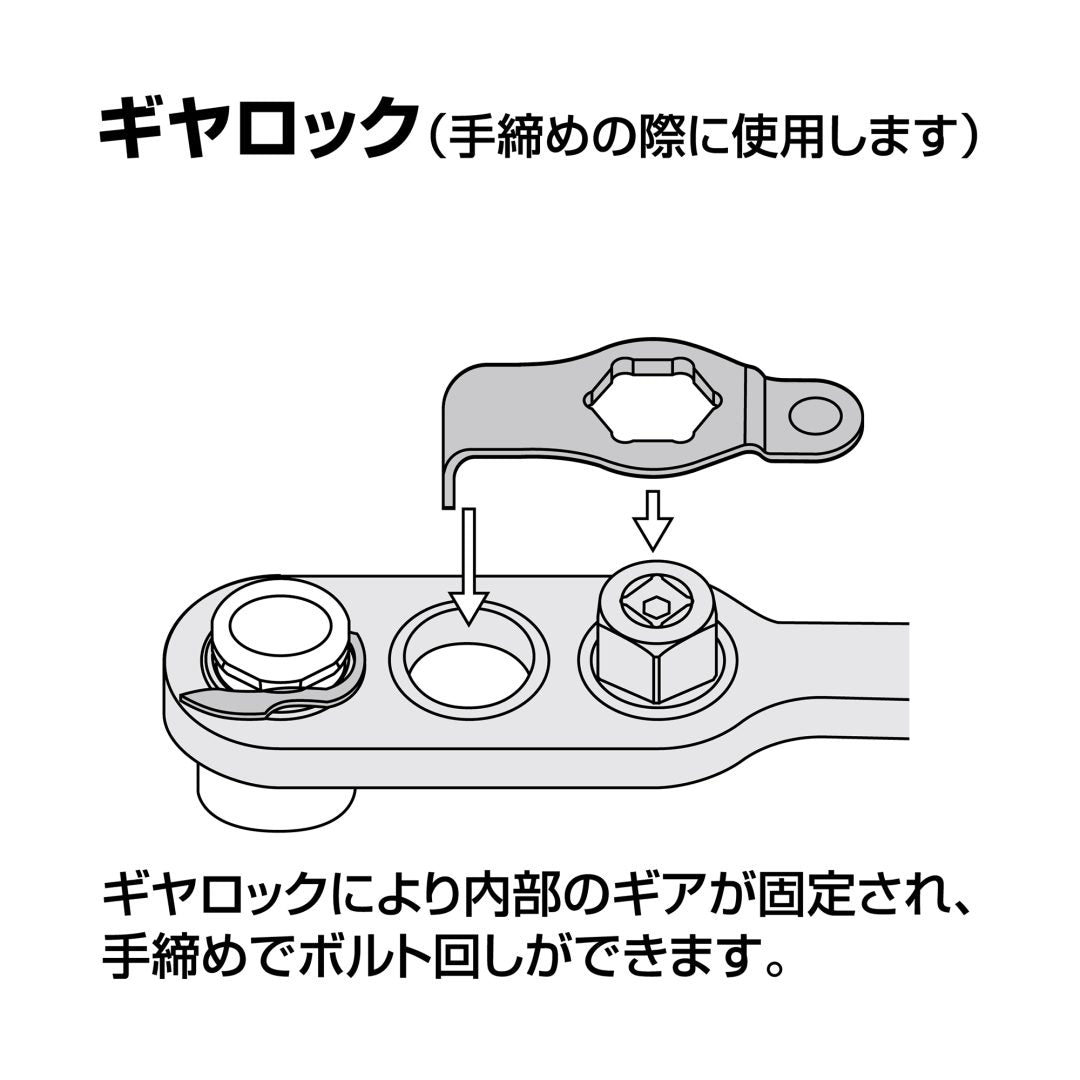 ANEX AOA-17専用オフセットアダプター17mm用ギヤロック AOA-17GL-