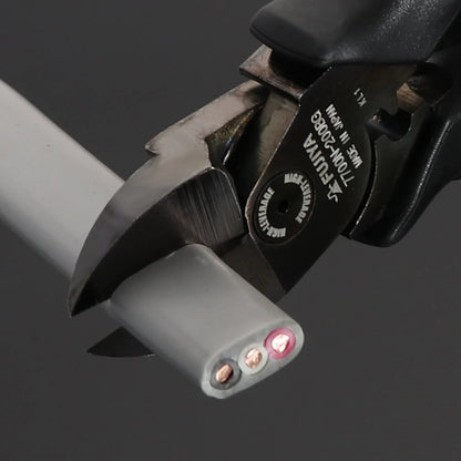 フジ矢 電工名人偏芯薄刃ニッパ（黒金）175mm 7700N-175BG
