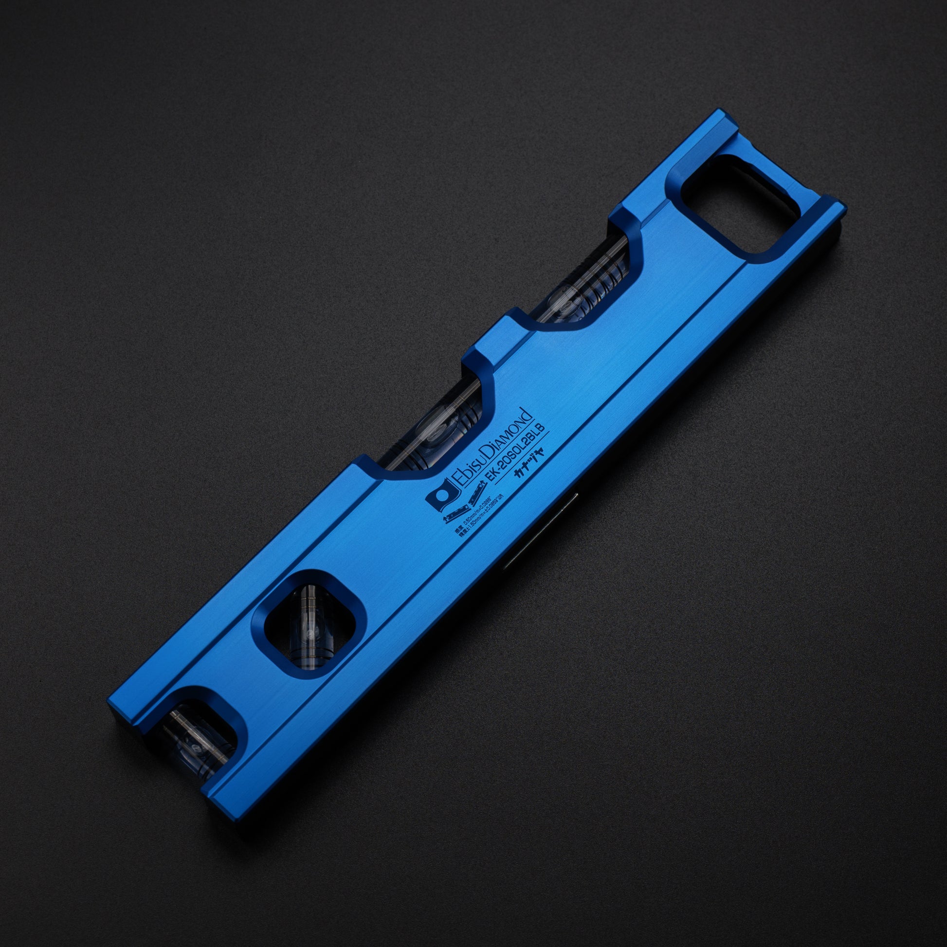 金津屋商店×エビス カラーソリッドレベル2【COLOR SOLID LEVEL2】 ブラックツートン ブルー 100/150/200-EK-20SOL2BLB