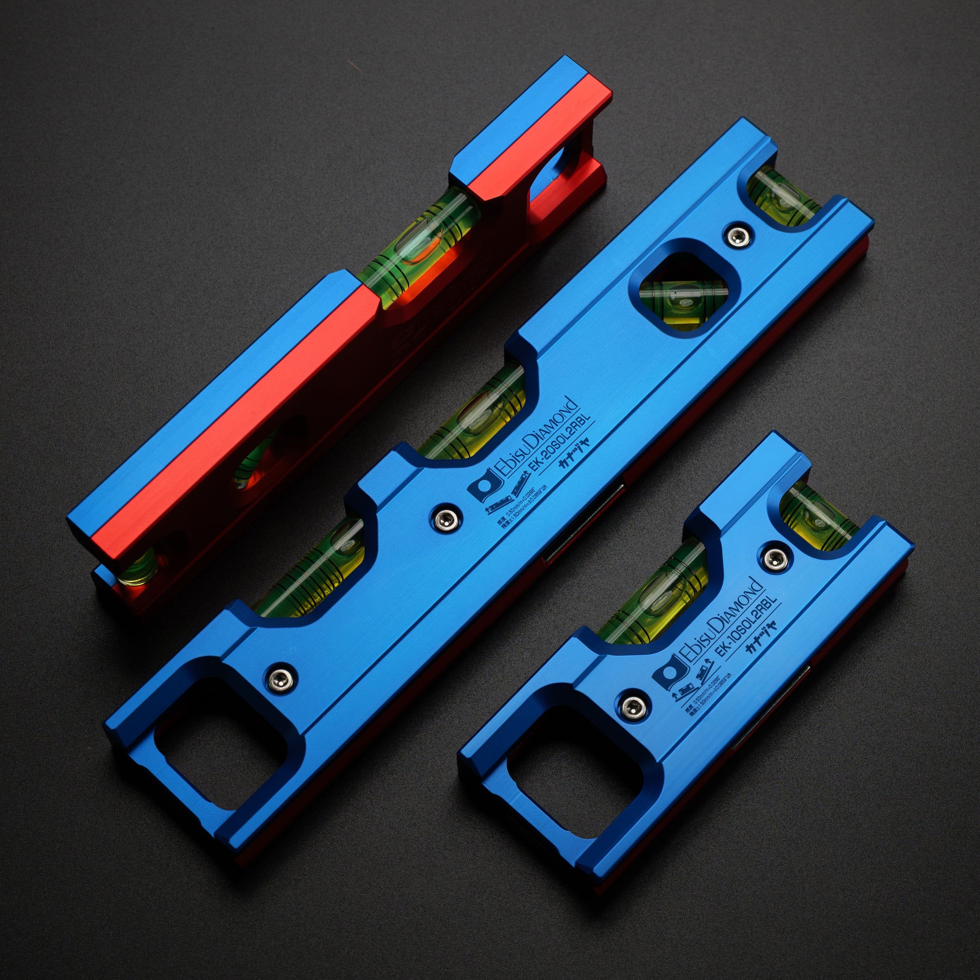 金津屋商店×エビス カラーソリッドレベル2【COLOR SOLID LEVEL2】 ツートンカラー レッド&ブルー 100/150/200-