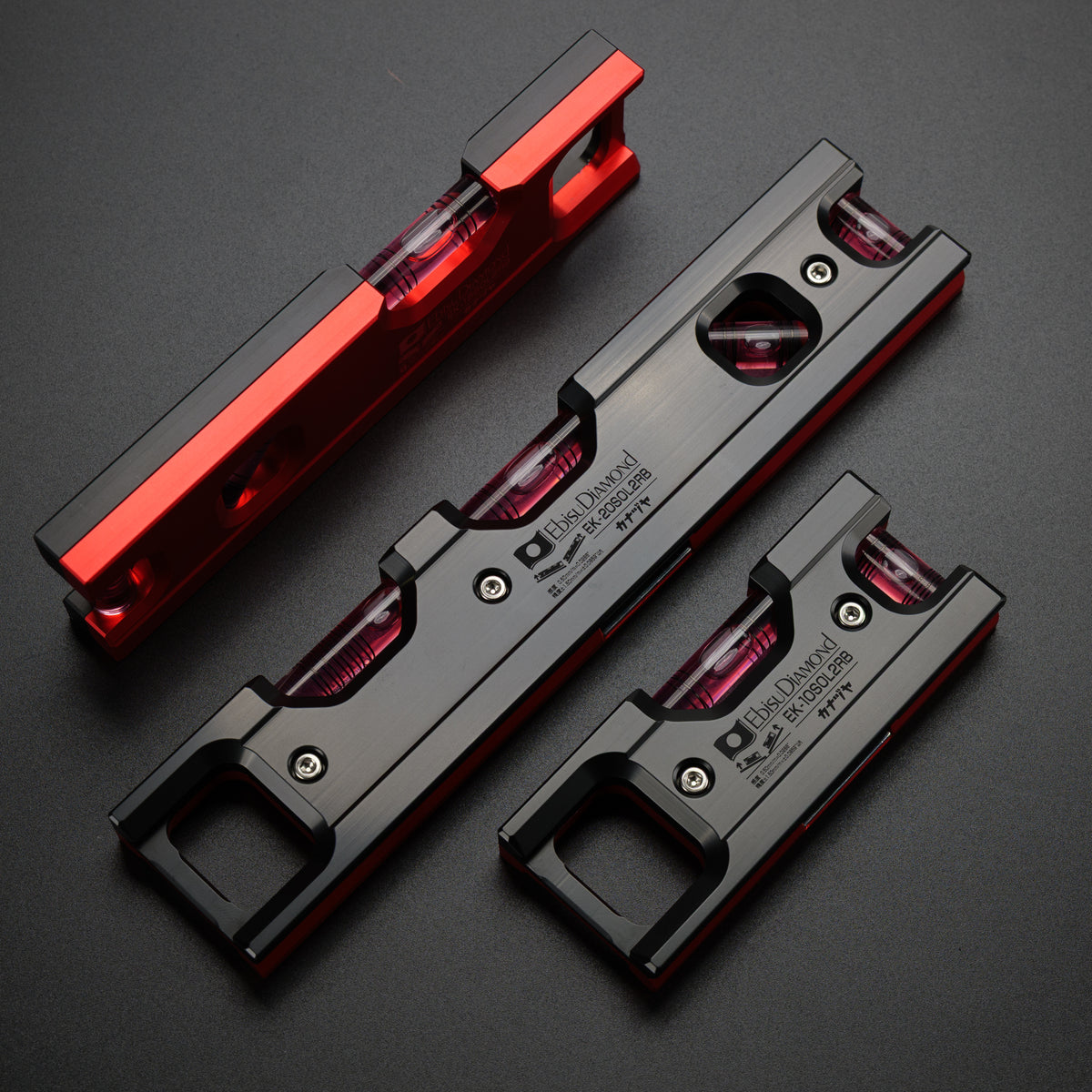 金津屋商店×エビス カラーソリッドレベル2【COLOR SOLID LEVEL2】 ブラックツートン レッド 100/150/200-