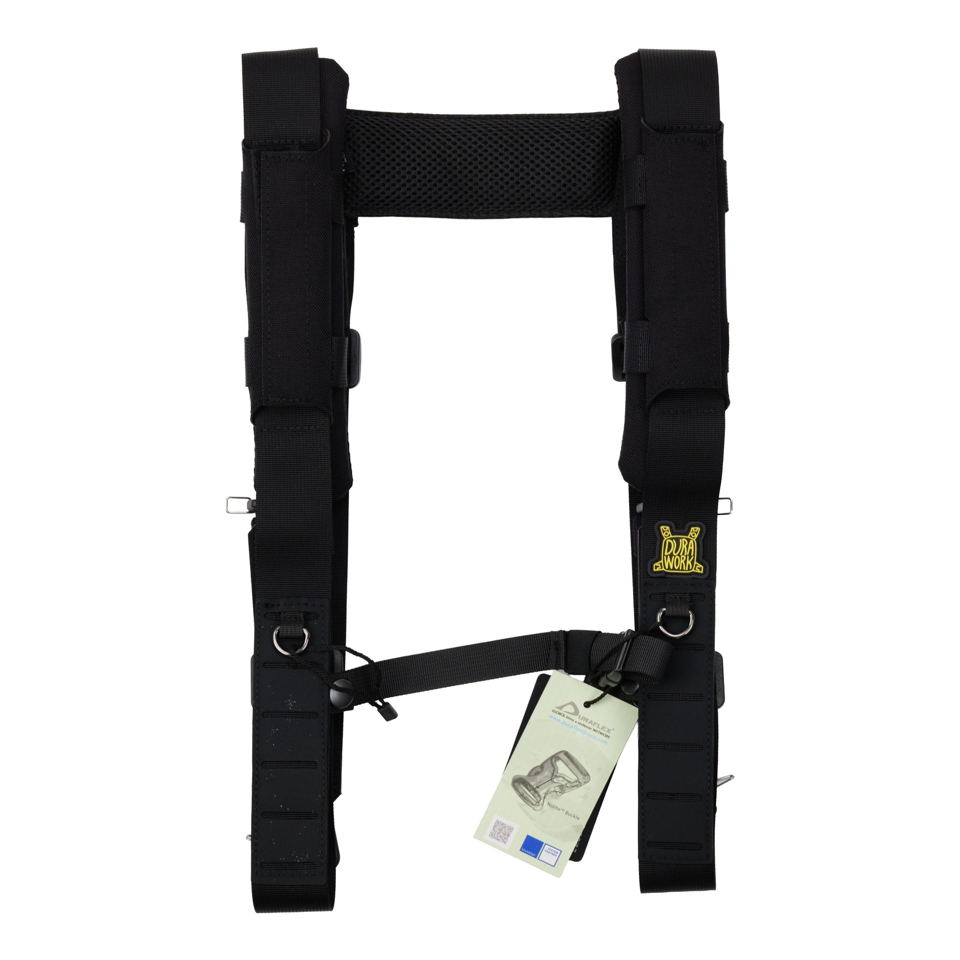 Durawork H型サスペンダー(プラスチック) Dura105 BLK/BRW-Dura105(PLA)BLK
