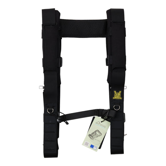 Durawork H型サスペンダー(プラスチック) Dura105 BLK/BRW-Dura105(PLA)BLK