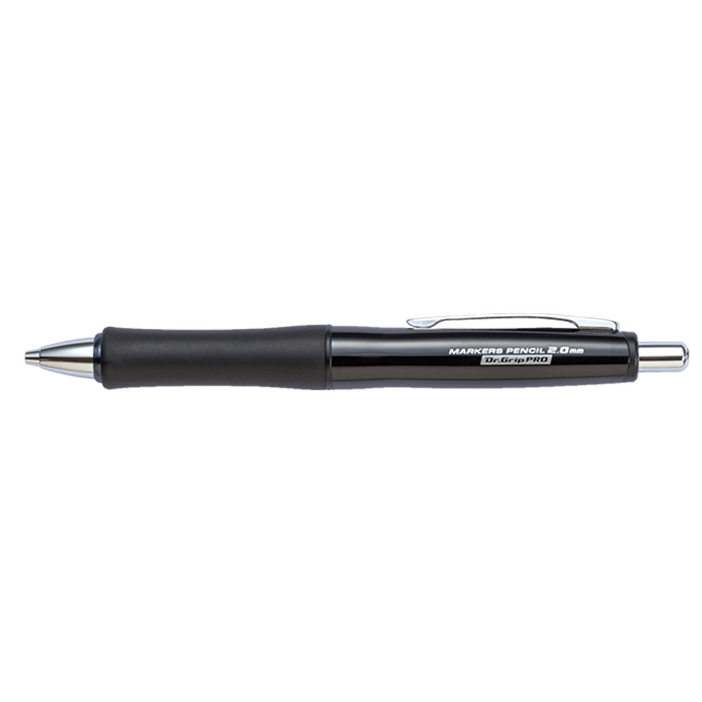 PILOT 建築用シャープペンシル マーカーズペンシル2.0mm ドクターグリッププロ (ブラック/レッド/バイオレット)-DX-HDGP-20B