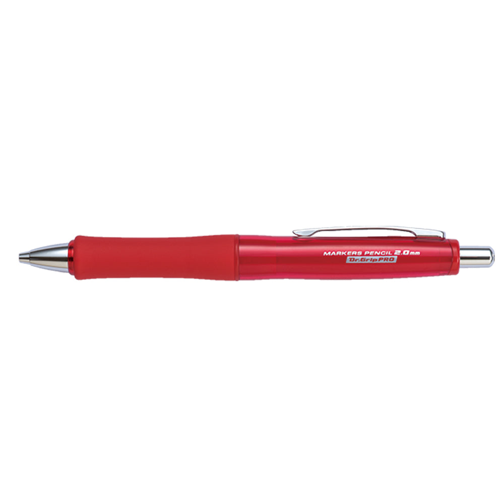 PILOT 建築用シャープペンシル マーカーズペンシル2.0mm ドクターグリッププロ (ブラック/レッド/バイオレット)-DX-HDGP-20R