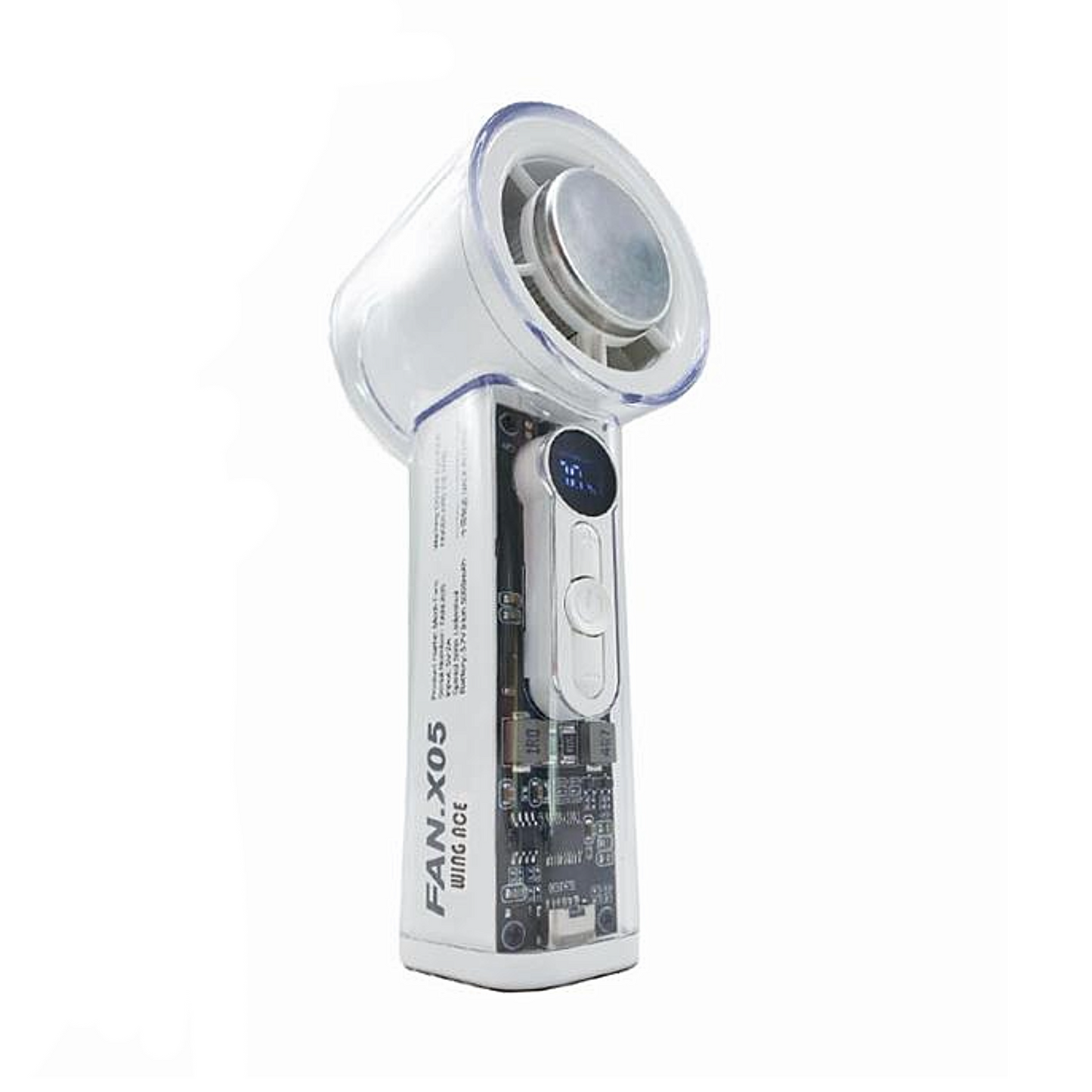 WINGACE 冷却プレート付強力ハンディ扇風機 FAN-X05B/W-FAN-X05W