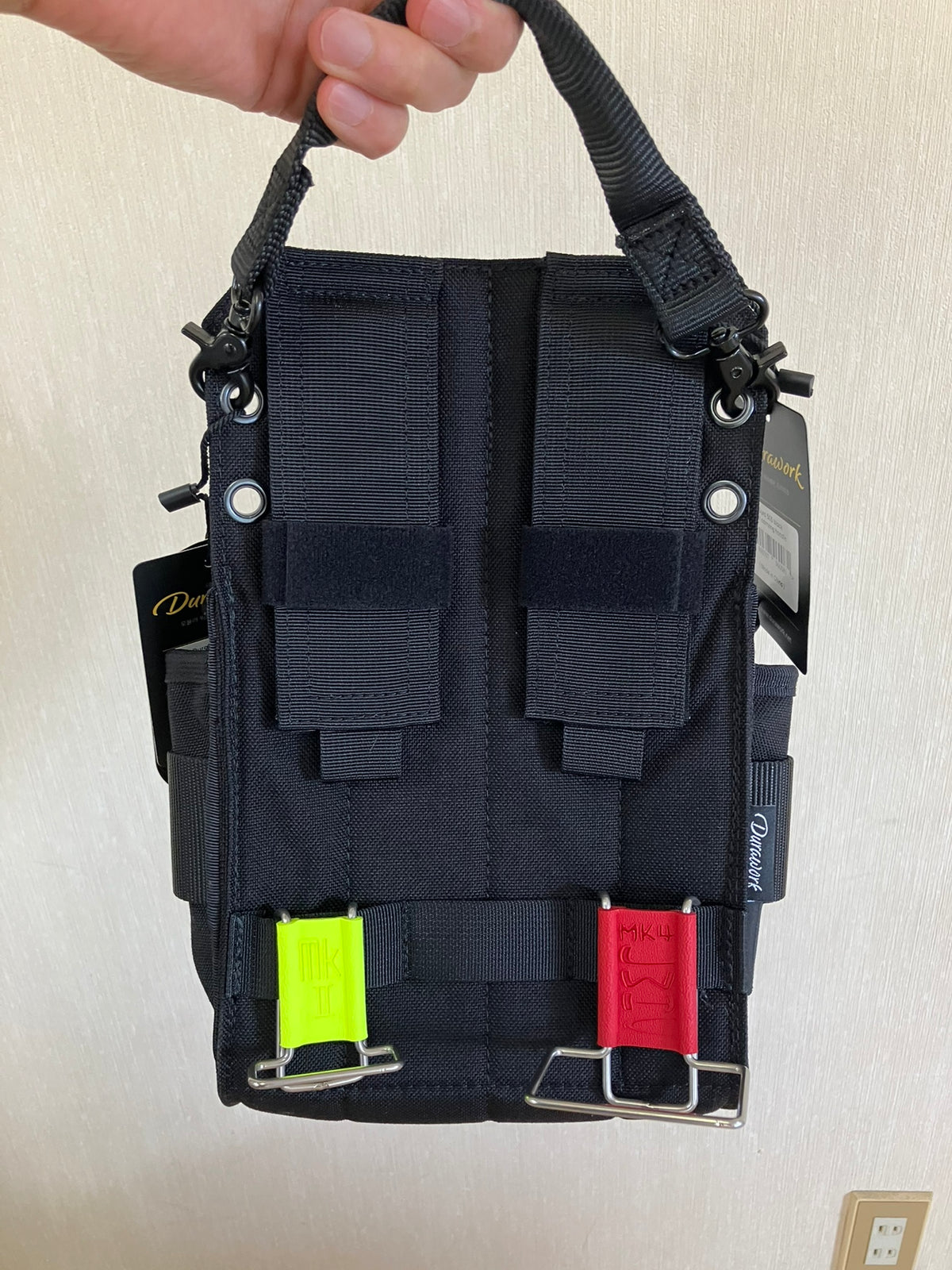 Durawork ベルトキャリングハンドル 1本 Dura505 BLK/BRW-