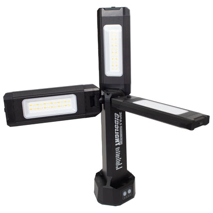 ZEFULS 自在三灯式LEDライト ギドライト ZA-GL2000-投光器-ZA-GL2000-金津屋商店