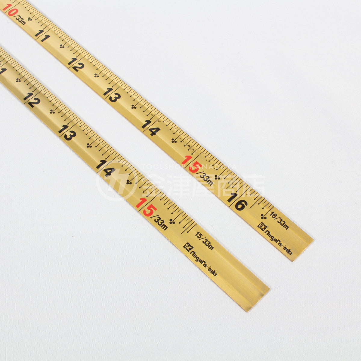 新潟精機 金鷲 金曲尺 50cm /1尺5 快段目盛 併用目盛り GSHD-5015KD/5016KD-曲尺-GSHD-5015KD-金津屋商店