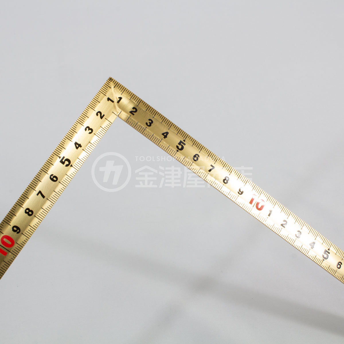 新潟精機 金鷲 金曲尺 50cm /1尺5 快段目盛 併用目盛り GSHD-5015KD/5016KD-曲尺-金津屋商店