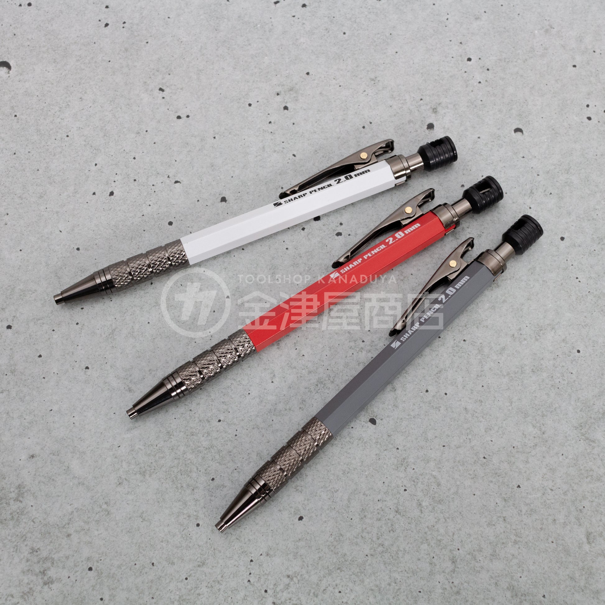 祥碩堂 建築用シャープペンシル2.0mm 朱雀 真鍮ボディ 限定カラー-シャープペンシル-金津屋商店