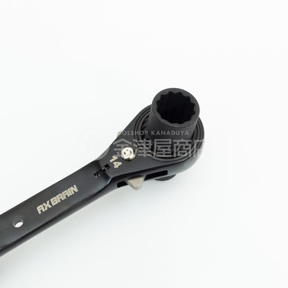 アックスブレーン 4サイズ対応首振りディープラチェット AB4DR-2-AB4DR-2