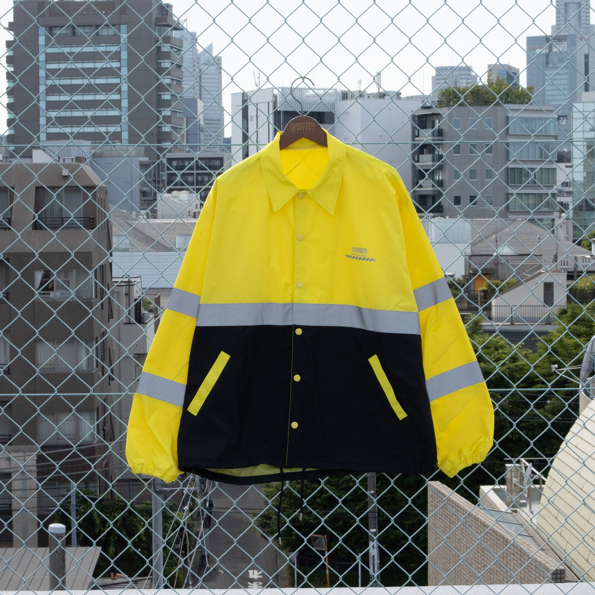 UNIVERSAL OVERALL リフレクターコーチジャケット UN2633412 [2026AW]-UN2633412-YEL-S