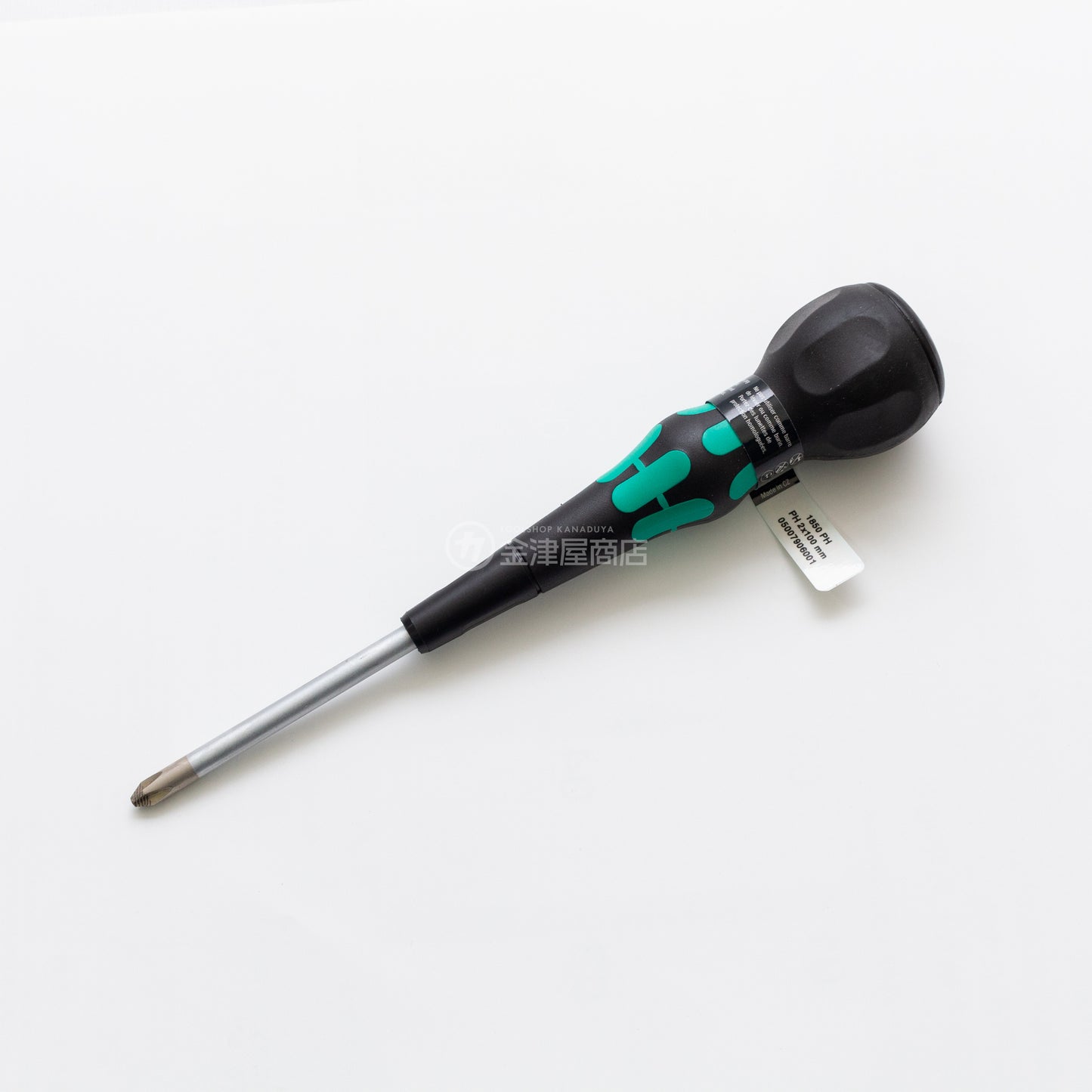 Wera 1850 ボールグリップ レーザーチップドライバー 緑-007906