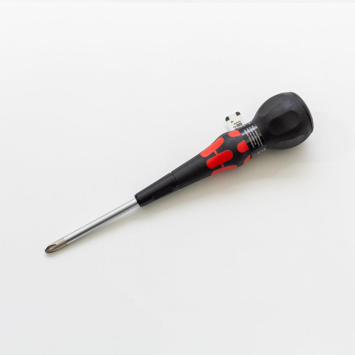Wera 1850 ボールグリップ レーザーチップドライバー 赤-343802