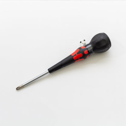 Wera 1850 ボールグリップ レーザーチップドライバー 赤-343802
