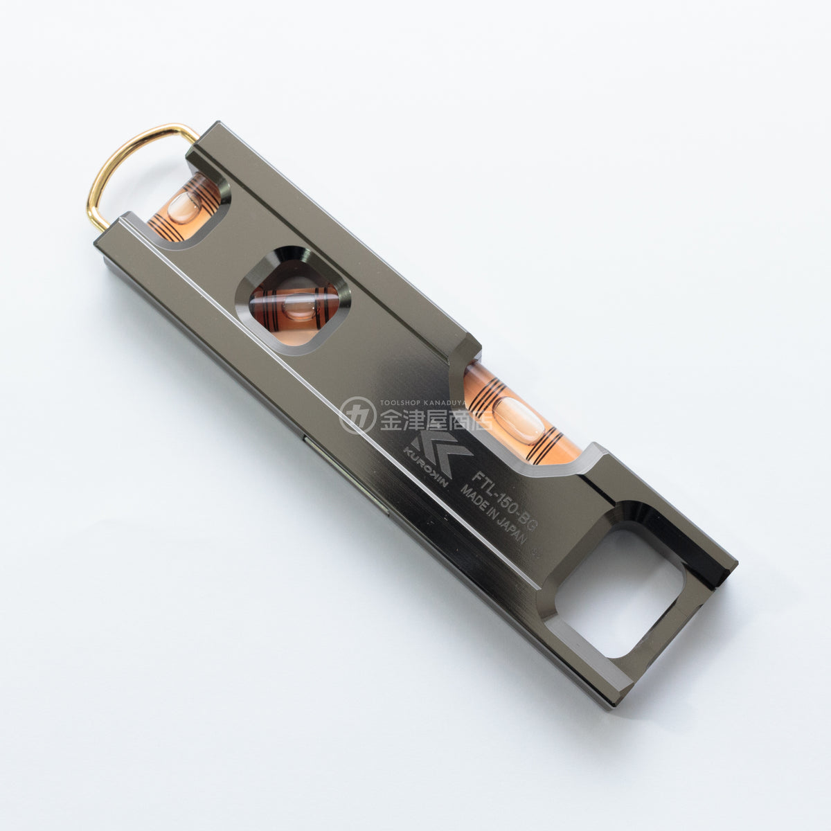 フジ矢 アルミ水平器(黒金) FTL-150-BG-FTL-150-BG