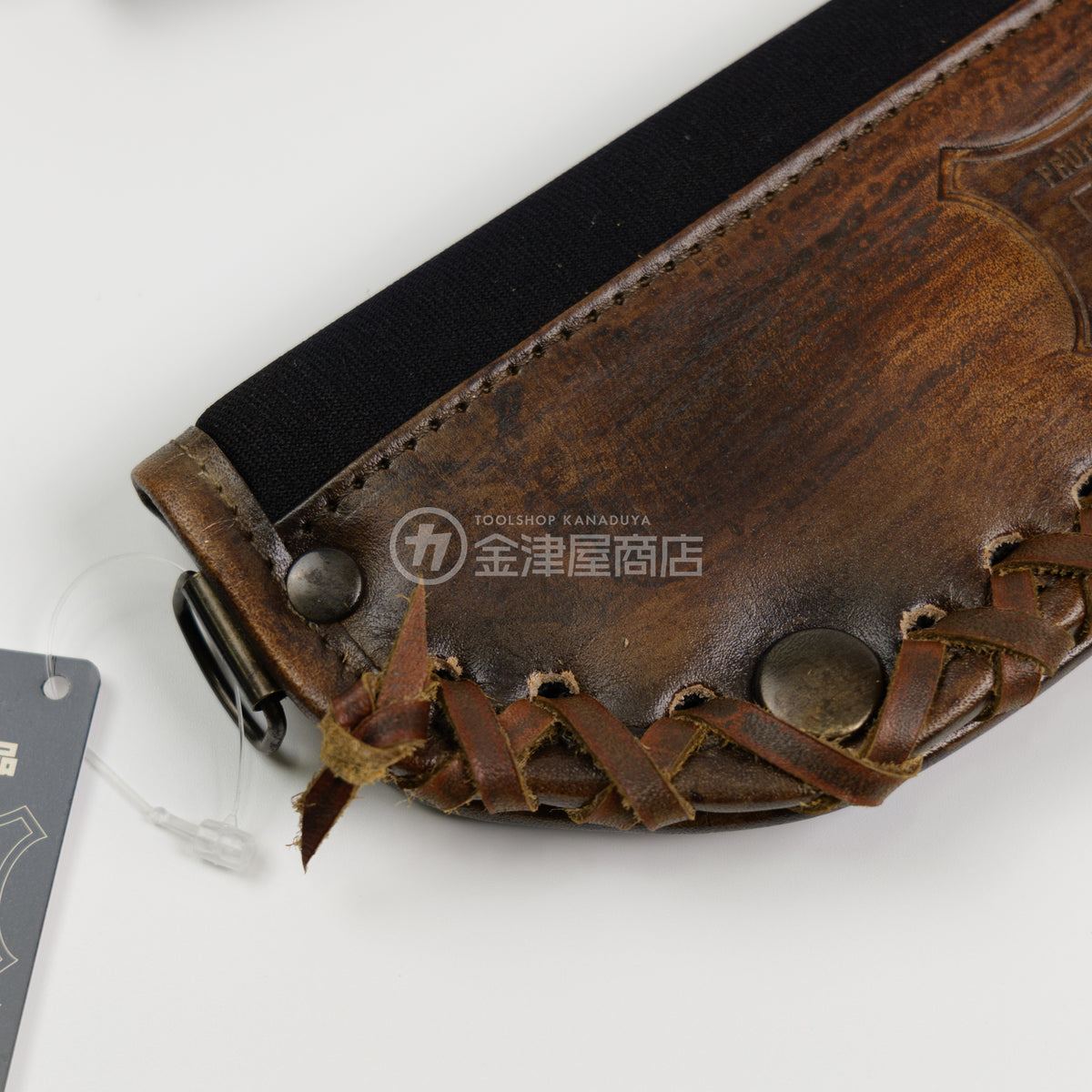 ニックス(KNICKS) ヌメ革後付ショルダーパット KNS-22S【ヴィンテージカラー】追加カスタム VC革紐W巻-