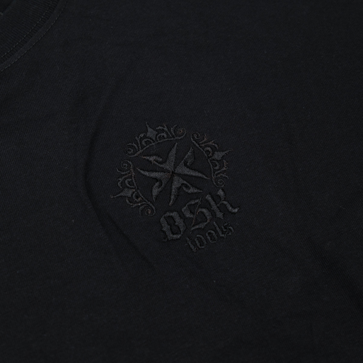OSKTools 6.2oz ヘビーウェイト ロゴTシャツ ブラック/ホワイト-