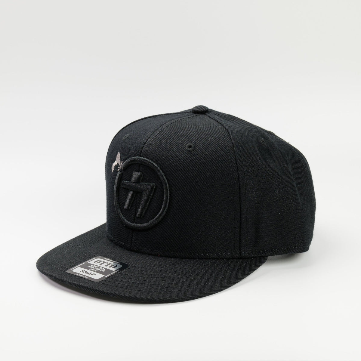 金津屋商店 オリジナルフラットバイザーキャップ ブラック-kanaduya-cap01