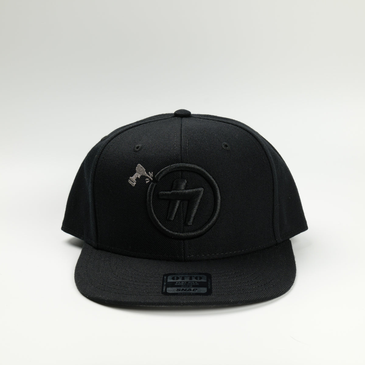 金津屋商店 オリジナルフラットバイザーキャップ ブラック-kanaduya-cap01