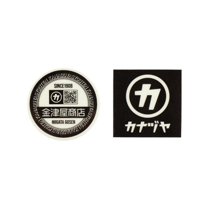 金津屋商店 蓄光ステッカー 2枚セット-